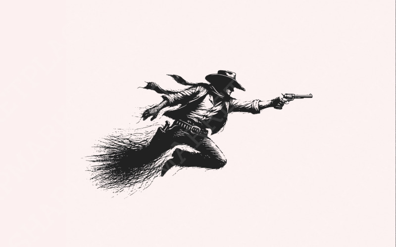 Western Cowboys Png, Rodeo Png, Wild West Png, Cowboy Png, Country Cowboy Png, Western Png, Digital Illustration