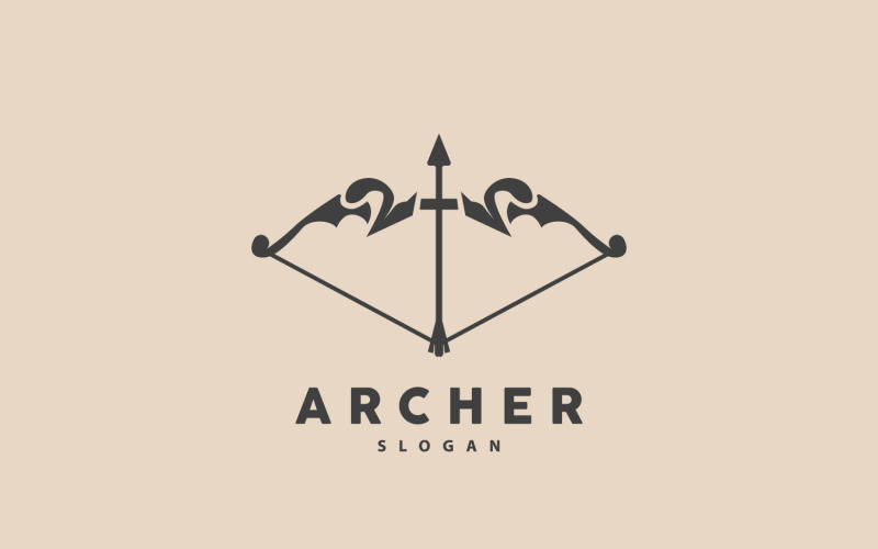 Archer Logo Archery Arrow Vector Design V5 Logo Template