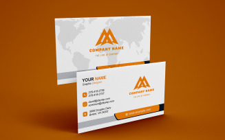 Elegant Black and Gold Business Card PSD Template for Luxury Branding