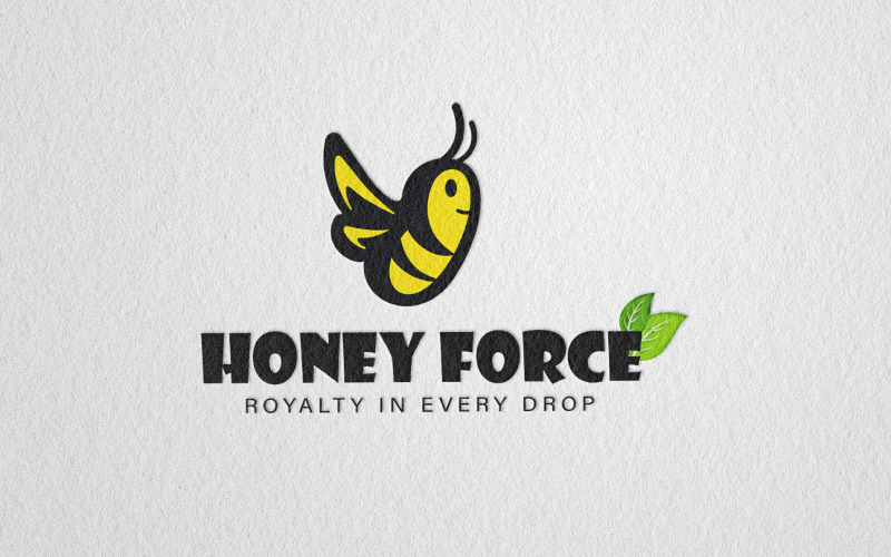 Honey company logo, Bee logo. Logo Template