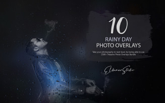 10 Rainy Day Photo Overlays