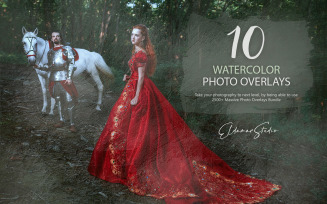 10+ Watercolor Photo Overlays