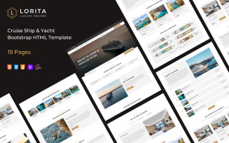 Lorita - Cruise Ship & Yacht Bootstrap HTML Template