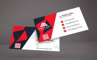 Modern Gradient Business Card Template for Digital Creatives