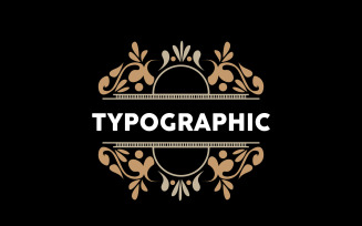 Decorative Vintage Typography Greeting Card Design V2