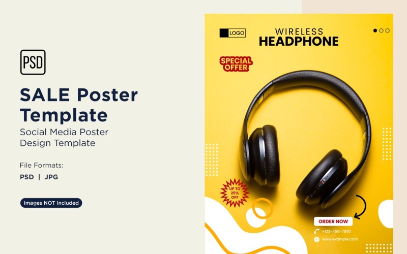 Sale Marketing Poster Design 05 Social Media