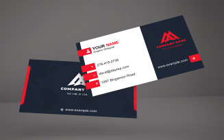 Minimal Business Card PSD Template for Modern Professionals
