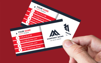 Professional Business Card PSD Template for Startups and Freelancers