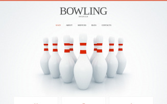 Bowling Responsive Website Template