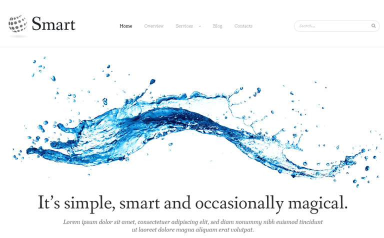 Investment Company Bootstrap Website Template Big Screenshot Investment Company Responsive Website Template New Screenshots BIG