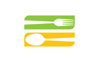 Restaurant logo vector template V1
