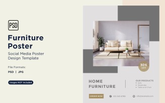 Furniture Poster Design Template 11