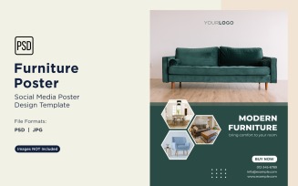 Furniture Poster Design Template 14