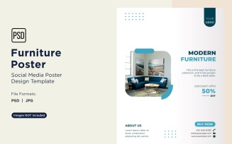 Furniture Poster Design Template 16