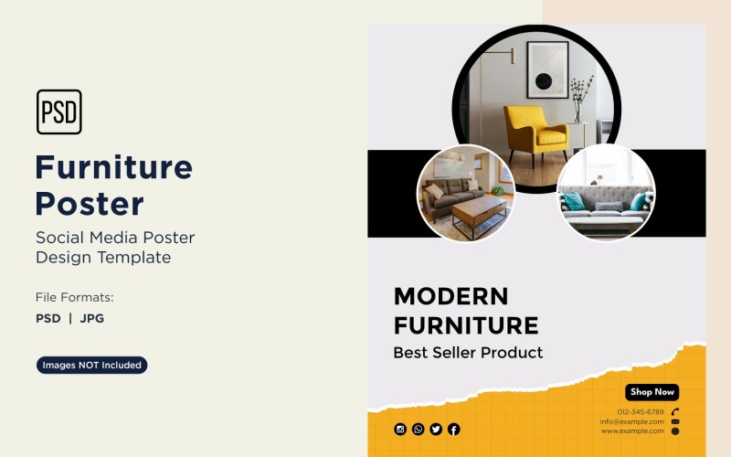 Furniture Poster Design Template 29 Social Media