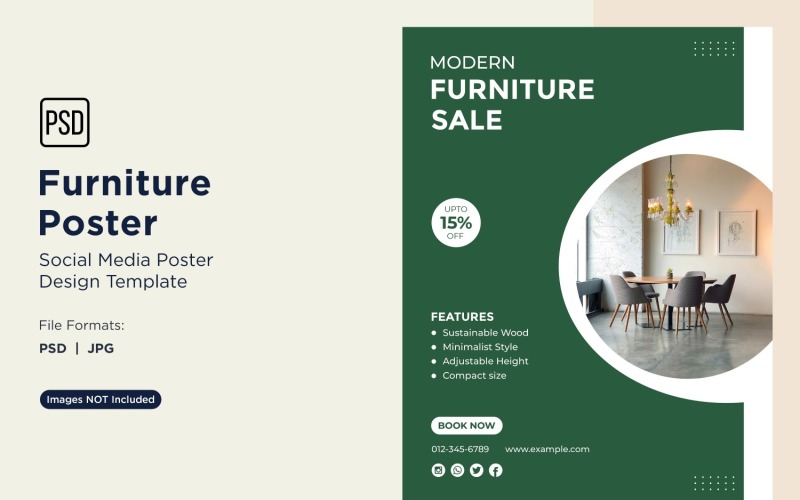 Furniture Poster Design Template 37 Social Media