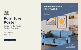 Furniture Poster Design Template 57