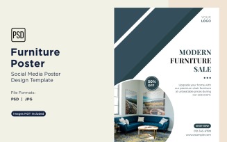Furniture Poster Design Template 64