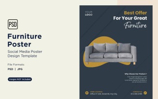 Furniture Poster Design Template 65