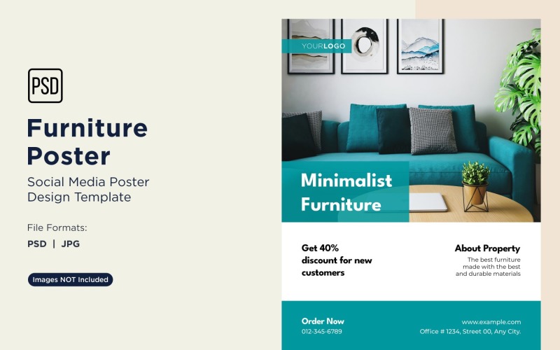 Furniture Poster Design Template 69 Social Media