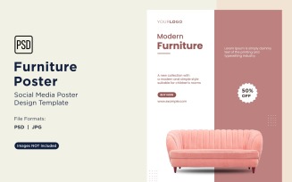 Furniture Poster Design Template 72