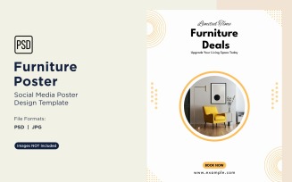 Furniture Poster Design Template 84