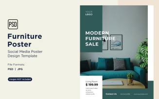 Furniture Poster Design Template 86