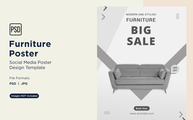 Furniture Poster Design Template 87 Social Media