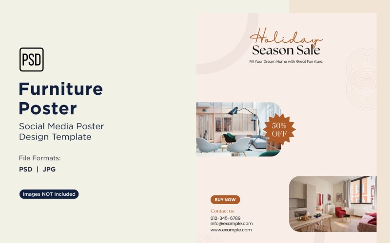 Furniture Poster Design Template 91 Social Media