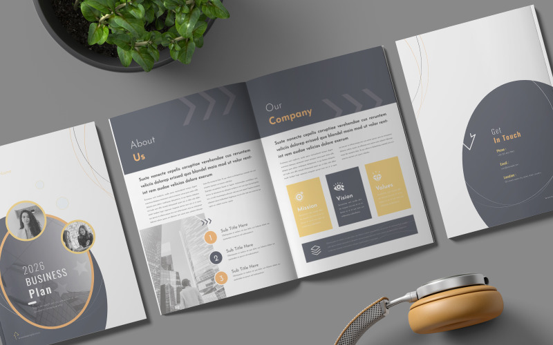 Business Plan Template - Indd Magazine Template