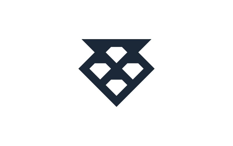 Four Diamond Logo Design Template Logo Template
