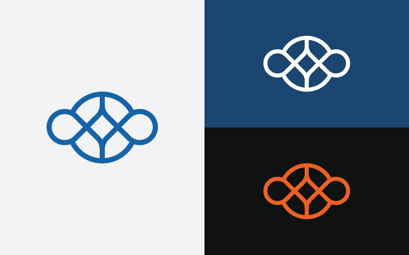 Infinity Circle Logo Vector Design Logo Template