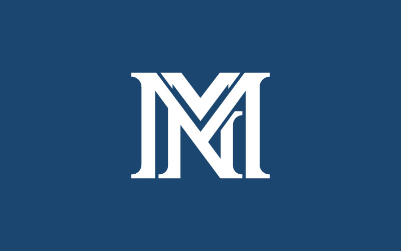 Letter MN or MV Logo Design Template Logo Template