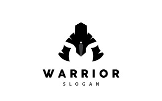 Spartan Logo Vector Warrior Knight Soldier V1