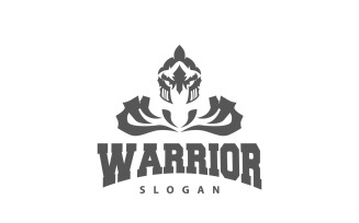 Spartan Logo Vector Warrior Knight Soldier V6