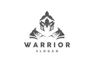Spartan Logo Vector Warrior Knight Soldier V7
