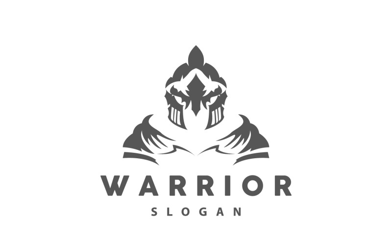 Spartan Logo Vector Warrior Knight Soldier V7 Logo Template