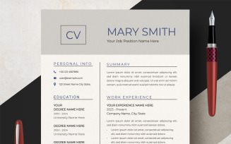 Professional Simple Resume Template
