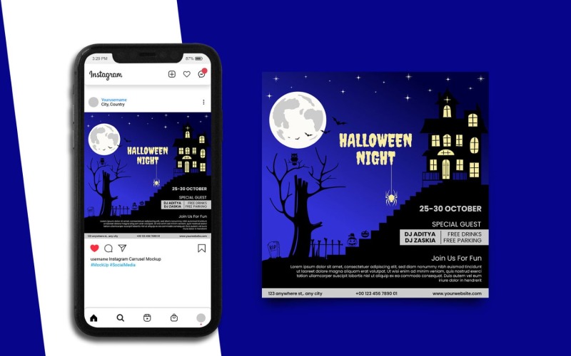 Halloween Social Media Template 5