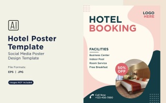 Hotel Marketing Poster Design Template 03