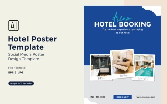 Hotel Marketing Poster Design Template 12