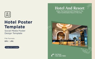 Hotel Marketing Poster Design Template 40