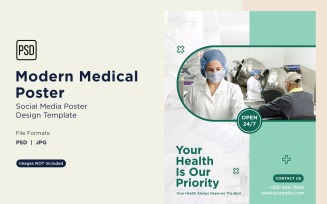 Medical Poster Design Template 60