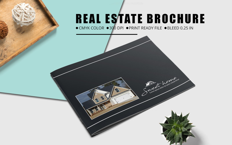Real Estate Brochure / Catalog . Photoshop & Word Corporate Identity