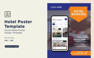 Hotel Marketing Poster Design Template 33