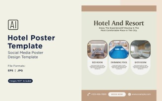 Hotel Marketing Poster Design Template 39