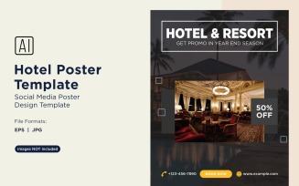 Hotel Marketing Poster Design Template 65