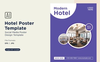 Hotel Marketing Poster Design Template 76
