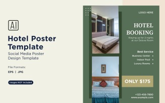 Hotel Marketing Poster Design Template 84