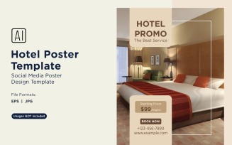Hotel Marketing Poster Design Template 87